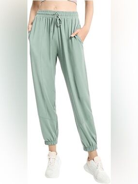 ABERCROMBIE & FITCH Sage Drape Utility Jogger